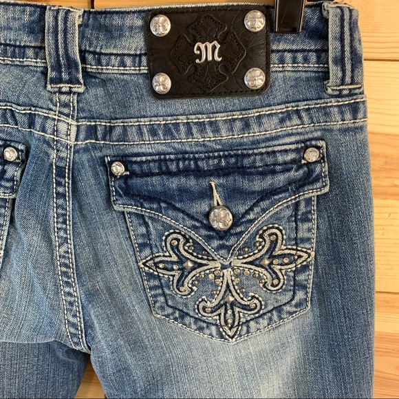 Miss Me JP5335B Boot cut light blue jeans size 30 - Picture 10 of 15